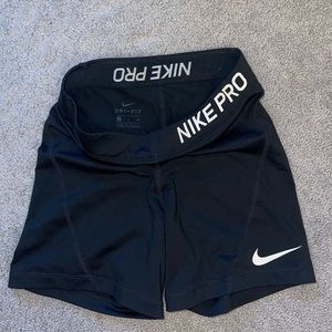 Nike pro black shorts